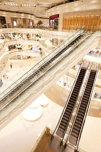 istock Escalator in shopping mall 156482098
