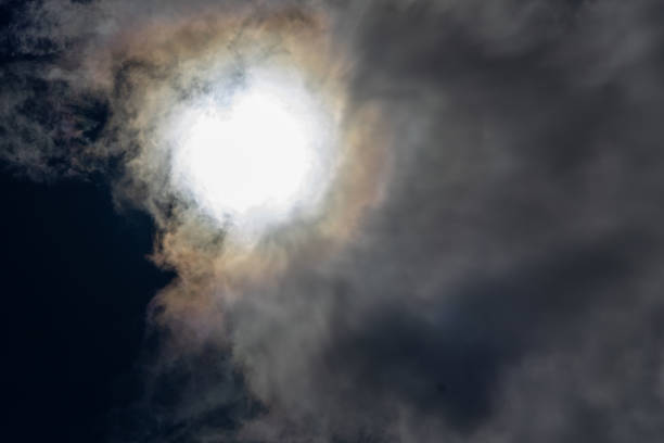 istock Blue sky and sunshine. Sunny day. Hot day 1564827056