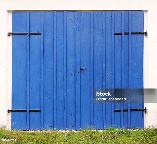 Stary Tło Niebieskie Gate - zdjęcia stockowe i więcej obrazów Bez ludzi - Bez ludzi, Brama, Brud moralny