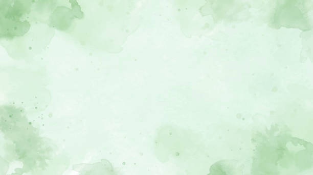 Abstract green watercolor background Abstract green watercolor background. Abstract artistic used as being an element in the decorative design of invitation, cards, or wall art green-background stock illustrations
