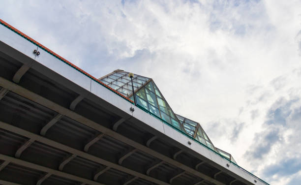 istock Concept shot of the modern bridge. Architecture 1564893020