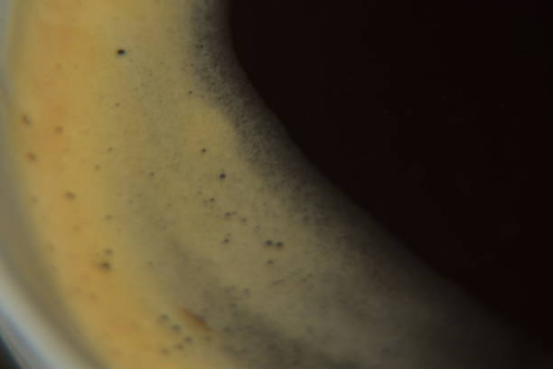 close up of a cup of espresso coffee