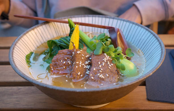 istock Vegan Tonkotsu with vegan beef 1564962026