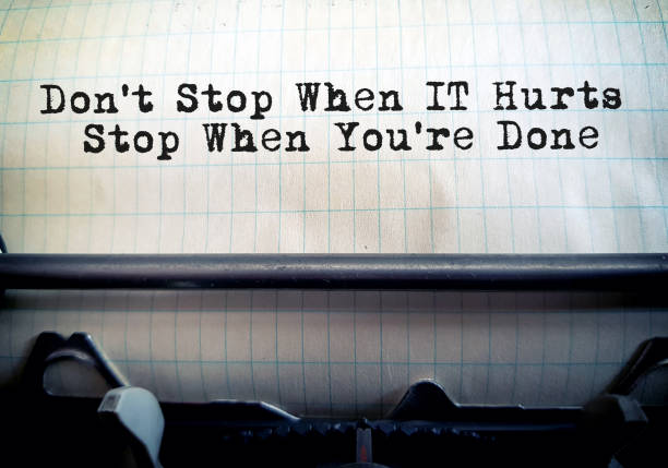 istock Don't Stop When IT Hurts Stop When You're Done 1564964816