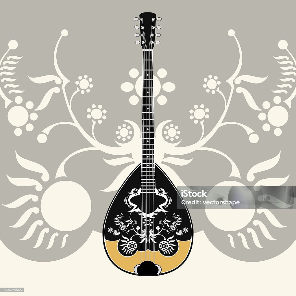 bouzouki - clipart vectoriel de Art et Artisanat libre de droits