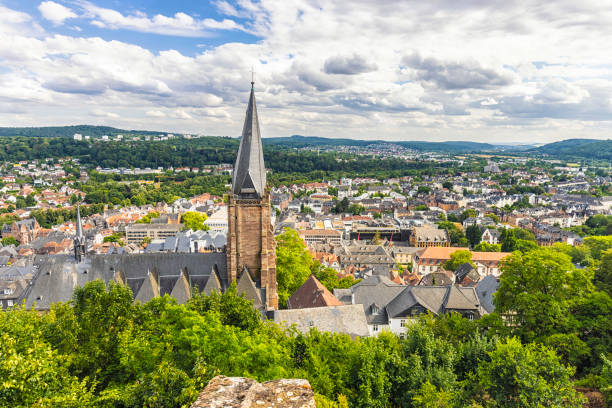 HESSE, GERMANY - AUGUST 03, 2017: Trendelburg Castle, Hesse , Germany