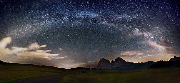 istock Stars over the mountains 156499278