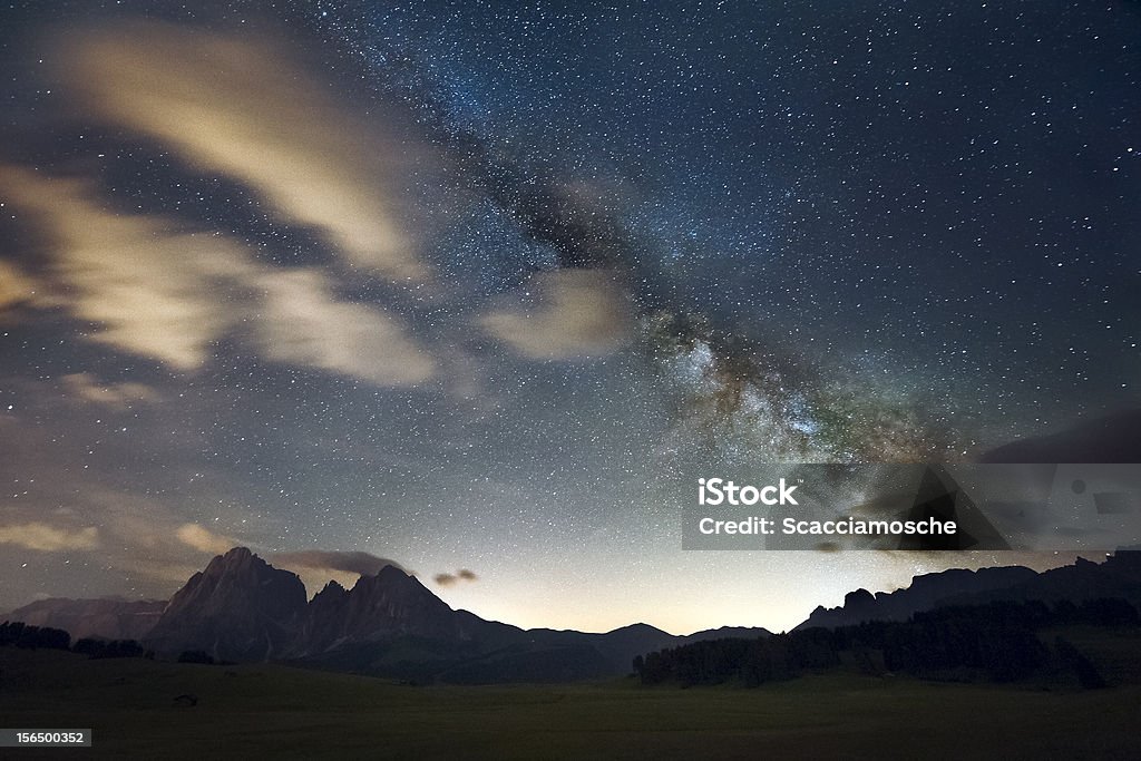 Céu Estrelado: TM - Royalty-free Alpes Europeus Foto de stock