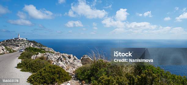 Faro Del Cabo Formentor Mallorca Foto de stock y más banco de imágenes de Aire libre - Aire libre, Arquitectura exterior, Azul