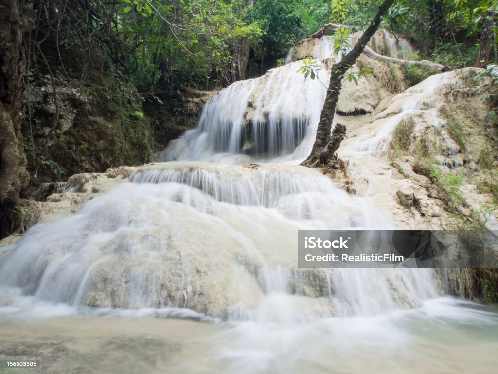 Cascadas de Erawan, Kanchanaburi, Tailandia - Foto de stock de Agua libre de derechos