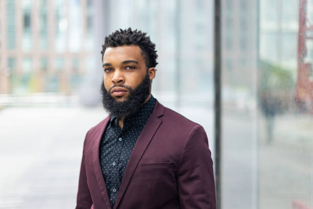 istock Black businessman in Hudson Yards, NYC 1565059650