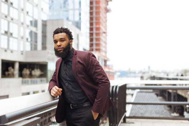 Black businessman in Hudson Yards