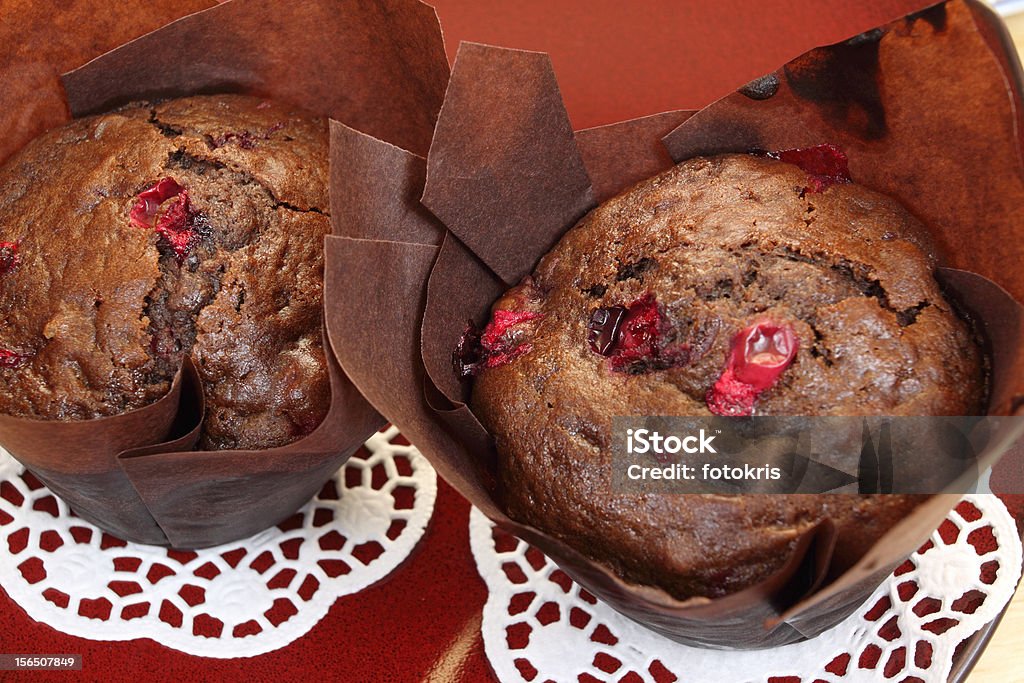 Schokoladen-muffins - Lizenzfrei Beere - Obst Stock-Foto