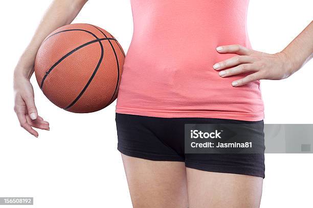 Fêmea Jogador De Basquetebol - Fotografias de stock e mais imagens de Abdómen - Abdómen, Abdómen Humano, Adulto