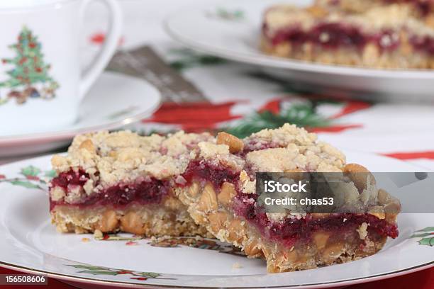 Cranberry Bar Dessert Stock Photo - Download Image Now - Chewy, Christmas, Close-up