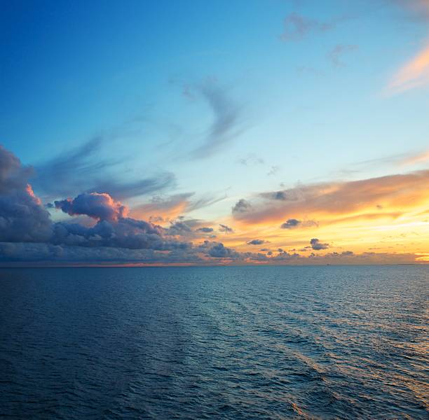 istock Beautiful sunset over an ocean 156508828