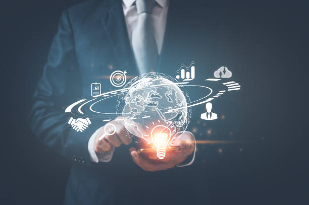 istock Digital transformation technology strategy, IoT, internet of things. transformation ideas and the adoption of technology in business in the digital age, enhancing global business capabilities. Ai 1565089160