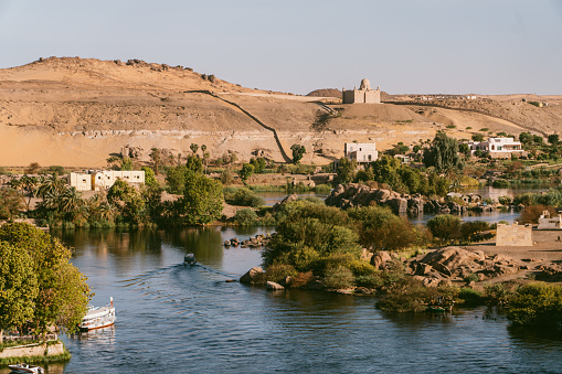 The River Nile in Aswan,Egypt