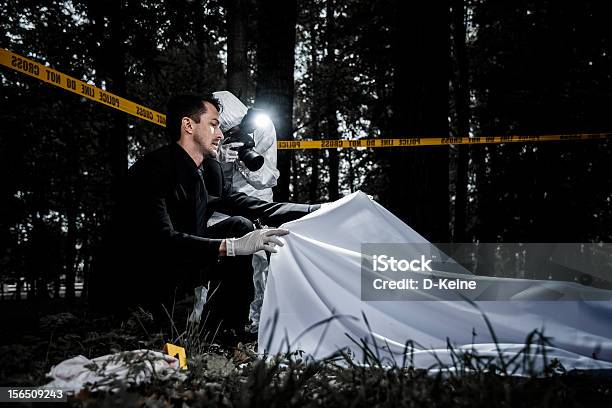 Escena Del Crimen Foto de stock y más banco de imágenes de Escena del crimen - Escena del crimen, Juez de instrucción, Detective