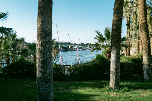 The River Nile in Aswan,Egypt