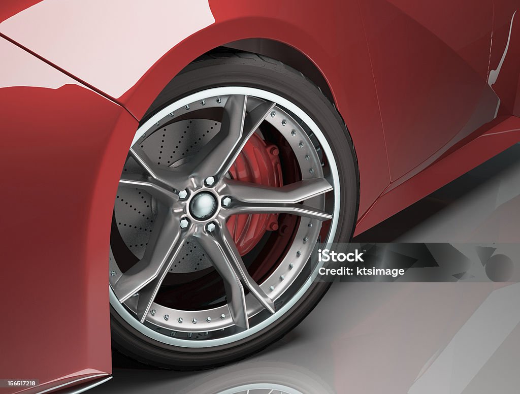 Concepto de rueda - Foto de stock de Automóvil superdeportivo libre de derechos