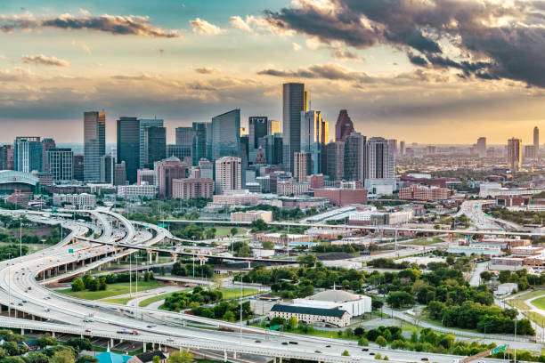 istock Downtown Houston Skyline at Sunset 1565174118