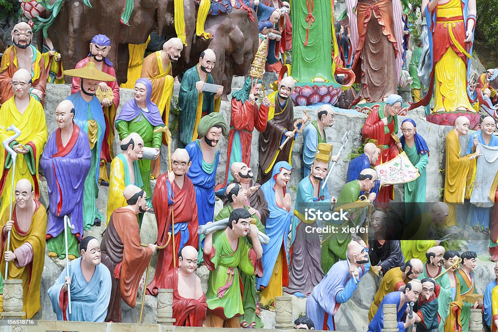 Escultura de Buda Chino tradicional - Foto de stock de Arte libre de derechos