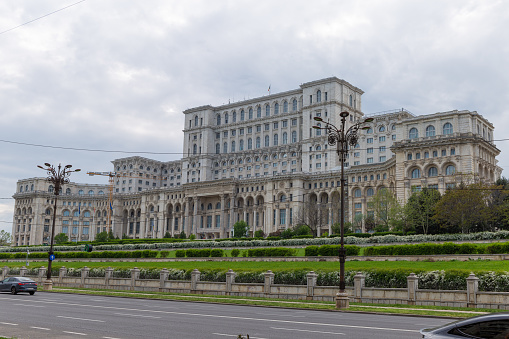 May 5, 2023 Bucharest Romania palace of parliament