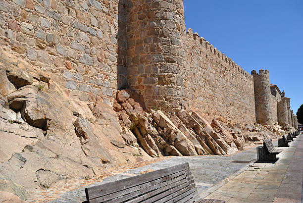 The Walls of Ávila in central Spain, completed between the 11th and 14th centuries, are the city's principal historic feature.In 1985, the old city of Ávila and its extramural churches were declared a World Heritage site by UNESCO