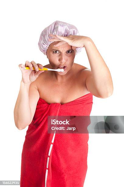 Dusche Stockfoto und mehr Bilder von Attraktive Frau - Attraktive Frau, Badezimmer, Bathroom