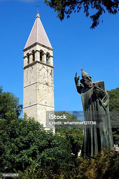 Bishop Gregory Statue Von Diocletians Palace Split Kroatien Stockfoto und mehr Bilder von Bischof