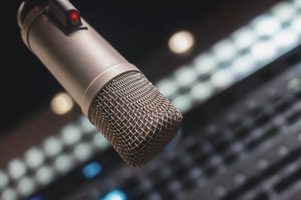istock Professional microphone and sound mixer 1565245762