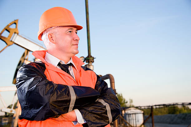 istock Engineer in an Oil field 156525677