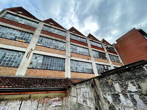 Disused old factory building in Norwich