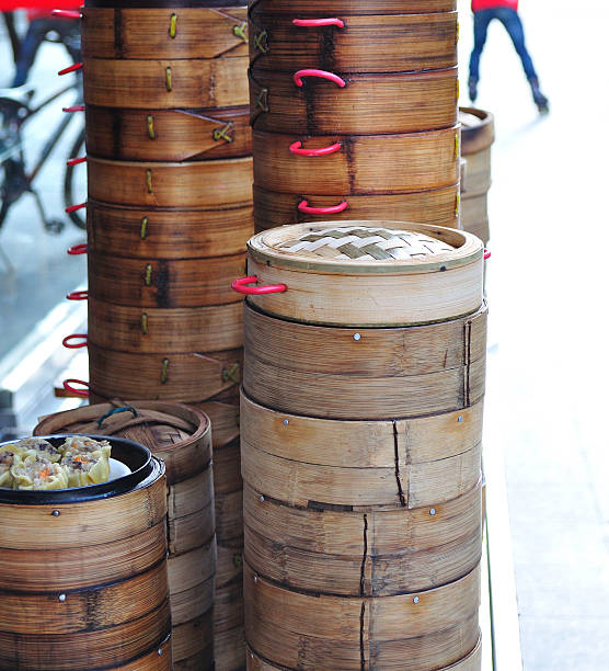 Chinese bamboo steamers