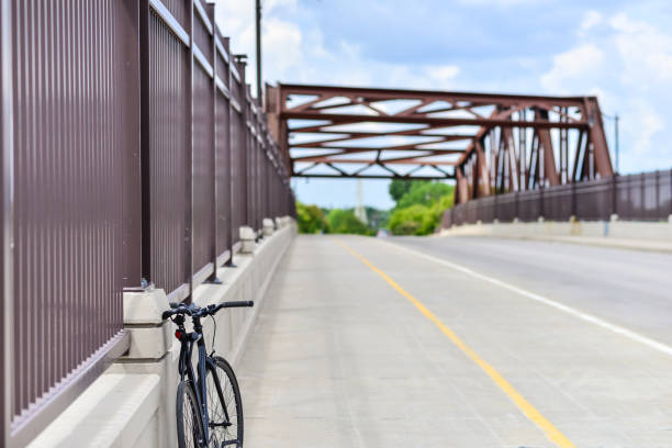 istock Bike on Truss Bridge 1565345475