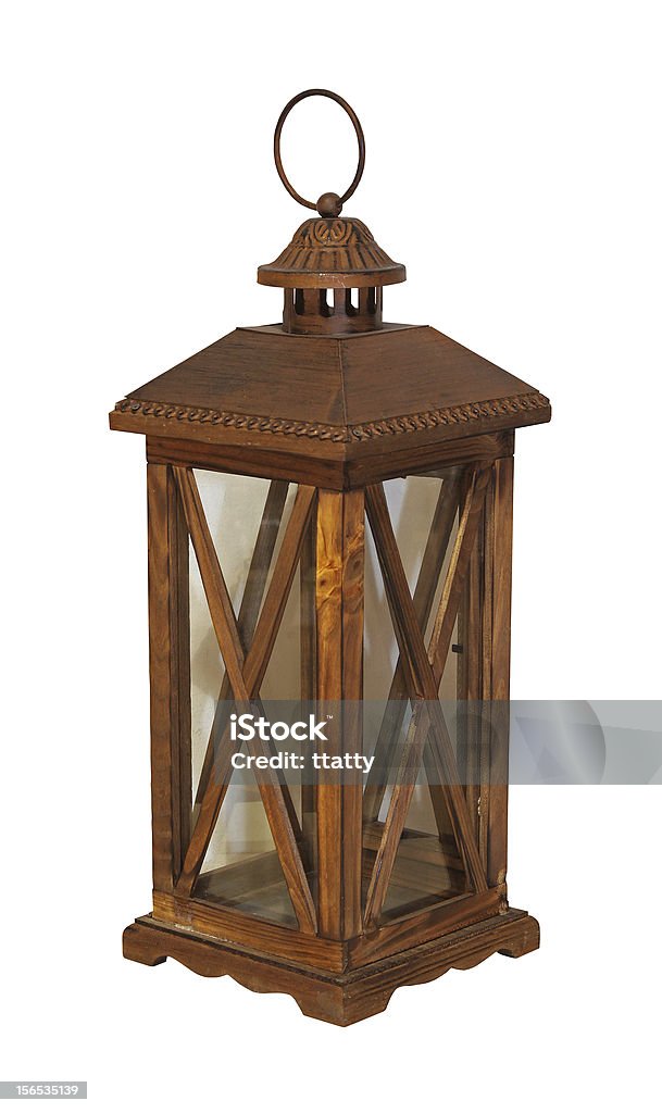 Linterna de madera - Foto de stock de Cristal - Material libre de derechos