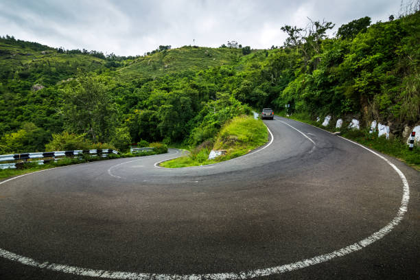 Ooty Hill curve road, Tamilnadu, India