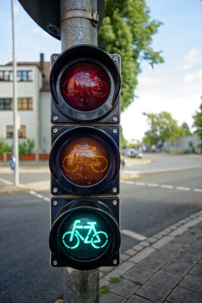 istock Traffic light for cyclists shows green 1565364690