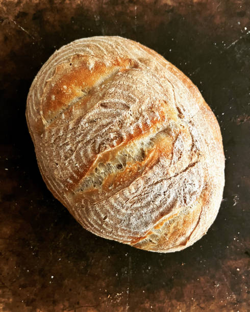 istock Loaf of artisan bread 1565369679
