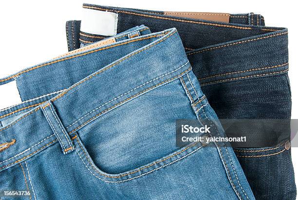 Foto de Jeans Azul Bolso e mais fotos de stock de Algodão - Material Têxtil - Algodão - Material Têxtil, Azul, Bolso