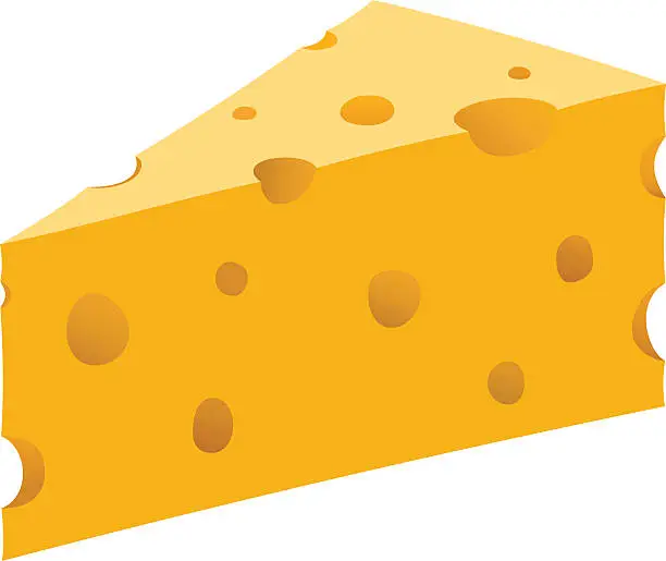 Vector illustration of Cheese