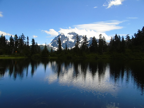 photographing the north cascades national park near deming, washington - u.s.a.