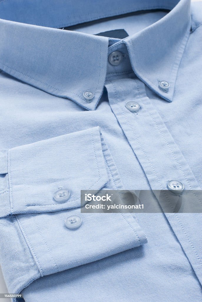 Camisa azul - Royalty-free Algodão Foto de stock