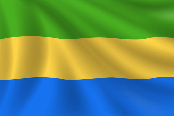 istock Flag of Gabon. Gabonese Flag. Vector Flag Background. Stock Illustration 1565598685
