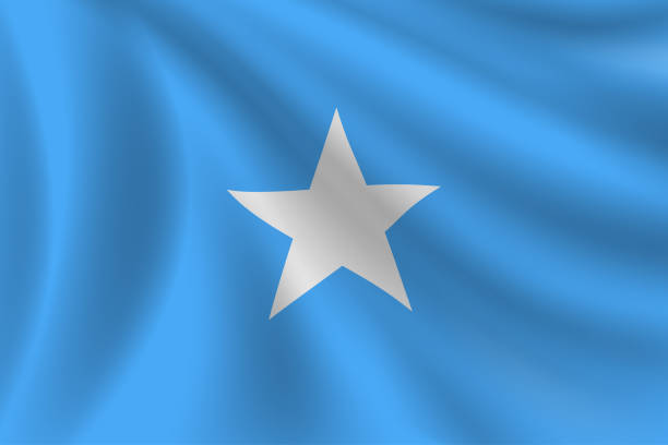 thumbnail image 2 of Somalia Flag 90x150cm – Large Somali National Flag For Outdoor Hoisting, 100% Polyester 2 of 6