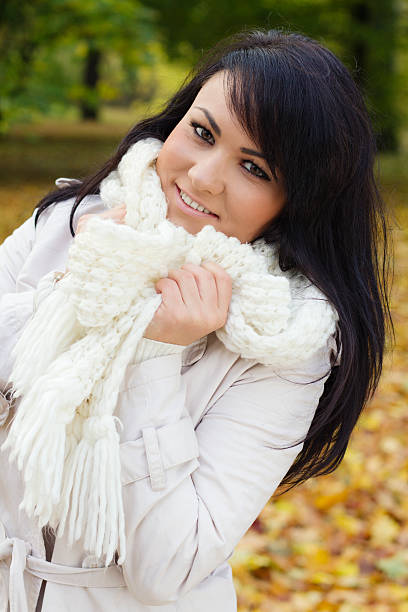 istock Autumn woman portrait 156572424