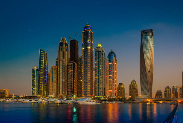 istock Nightlife in Dubai Marina. UAE. November 14, 2012 1565749055