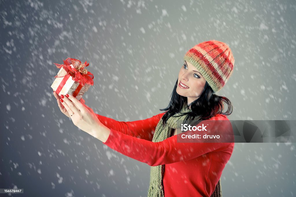 Menina de Inverno - Royalty-free 20-24 Anos Foto de stock