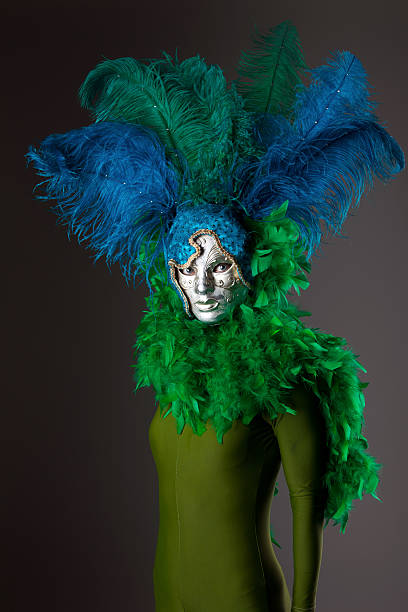 istock Woman in a Venetian mask 156578936